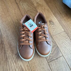 Deer Stags Brown Leather Sneakers
